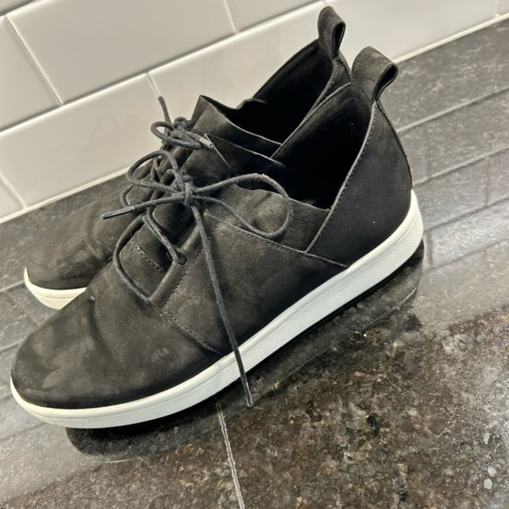 Eileen Fisher Kipling Nubuck Sneaker View 5
